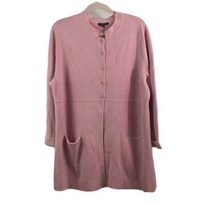 Eileen Fisher Blush Pink Silk Blend Cardigan